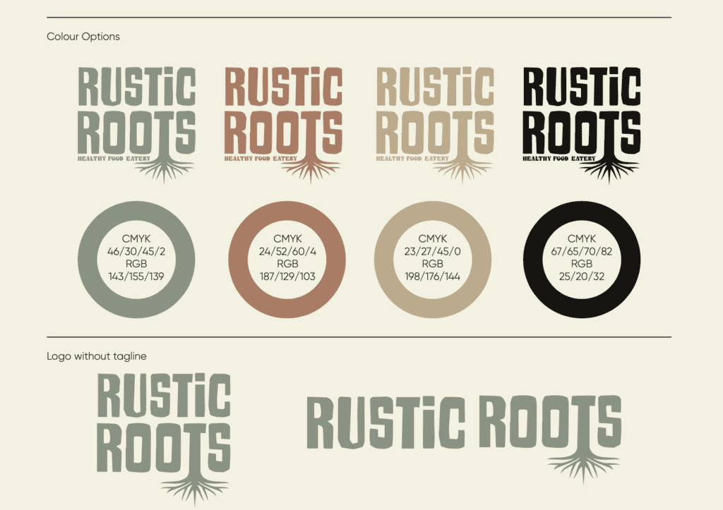 Rustic Roots Emblem Rustic Roots Case Study - Signshack